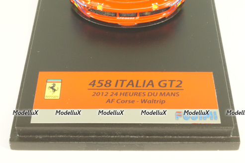 Ferrari F458 Italia GT2 #61, 24hr Le Mans, Corse/Waltrip, red, 1343007, Fujimi 1:43