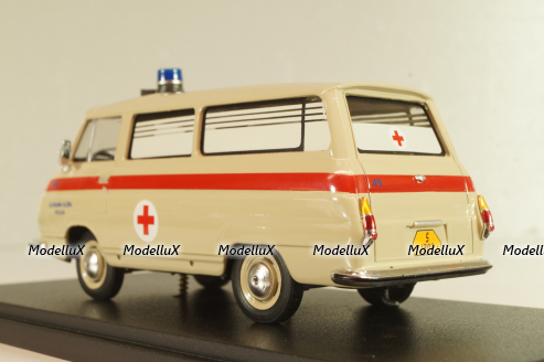 Skoda 1203 Ambulance Praha 1968, beige, Abrex 1:43