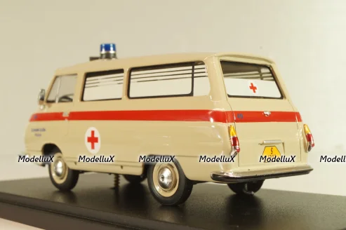 Skoda 1203 Ambulance Praha 1968, beige, Abrex 1:43