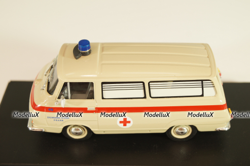 Skoda 1203 Ambulance Praha 1968, beige, Abrex 1:43