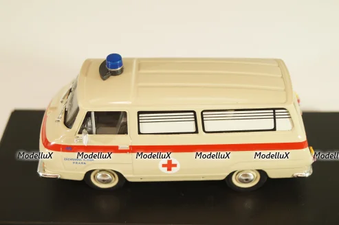 Skoda 1203 Ambulance Praha 1968, beige, Abrex 1:43