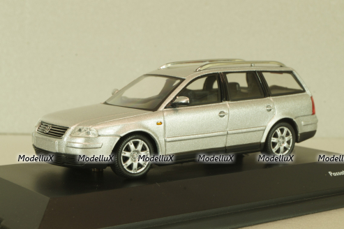 Volkswagen Passat (B5) Variant V6 4Motion 2000, silver, 836916107, Schuco 1:43