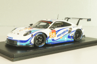 Porsche 911 RSR #56 team Project 1, 24H Le Mans 2020, white, S7987, Spark 1:43