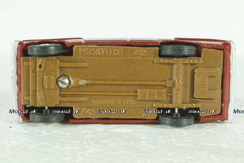 Москвич-412 71 А1, бордовый, Реплика, Тантал/Радон 1:43