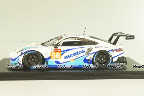 Porsche 911 RSR #56 team Project 1, 24H Le Mans 2020, white, S7987, Spark 1:43