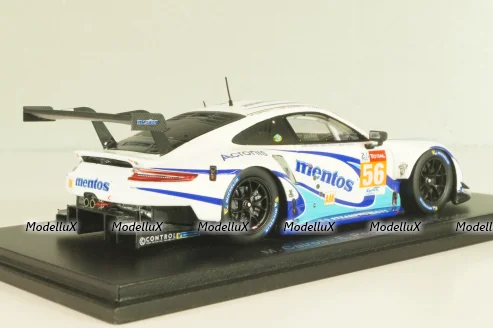 Porsche 911 RSR #56 team Project 1, 24H Le Mans 2020, white, S7987, Spark 1:43