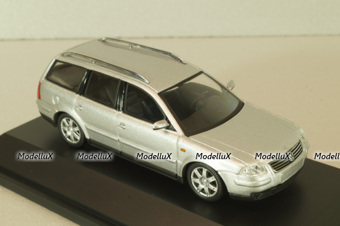 Volkswagen Passat (B5) Variant V6 4Motion 2000, silver, 836916107, Schuco 1:43