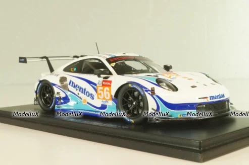 Porsche 911 RSR #56 team Project 1, 24H Le Mans 2020, white, S7987, Spark 1:43