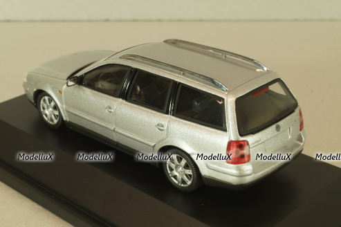 Volkswagen Passat (B5) Variant V6 4Motion 2000, silver, 836916107, Schuco 1:43