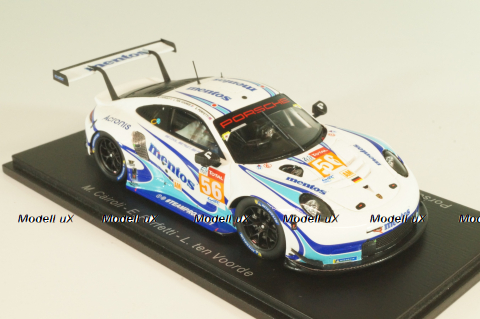 Porsche 911 RSR #56 team Project 1, 24H Le Mans 2020, white, S7987, Spark 1:43