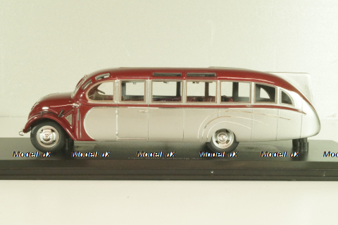 Opel Blitz Ludewig Aero, dark red/silver, L.E. 199pcs, 10013, Autocult 1:43