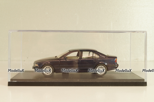 BMW 525i sedan (E39) 1995, dark blue, Schabak 1:43