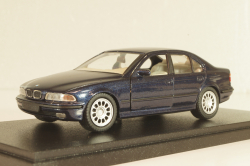 BMW 525i sedan (E39) 1995, dark blue, Schabak 1:43