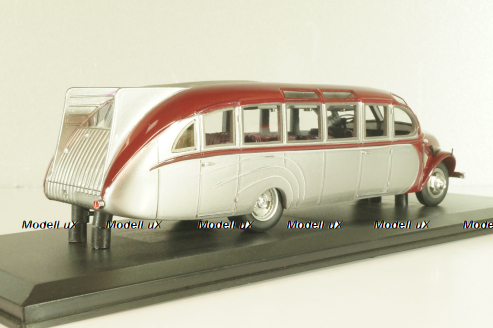 Opel Blitz Ludewig Aero, dark red/silver, L.E. 199pcs, 10013, Autocult 1:43
