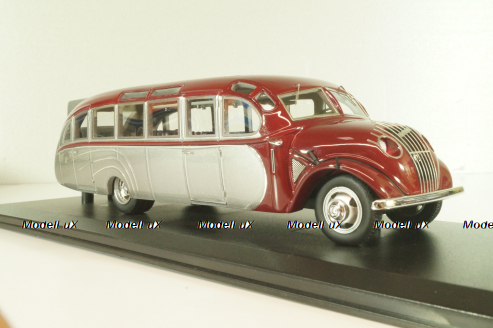 Opel Blitz Ludewig Aero, dark red/silver, L.E. 199pcs, 10013, Autocult 1:43
