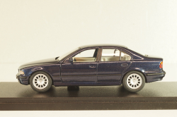 BMW 525i sedan (E39) 1995, dark blue, Schabak 1:43