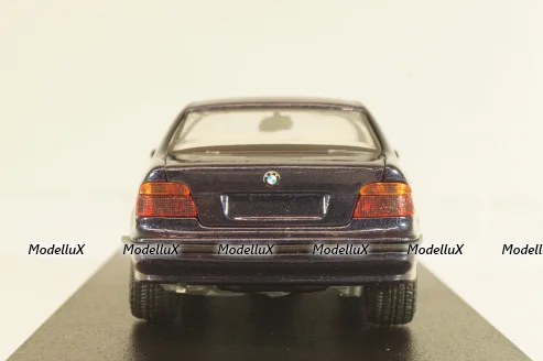BMW 525i sedan (E39) 1995, dark blue, Schabak 1:43