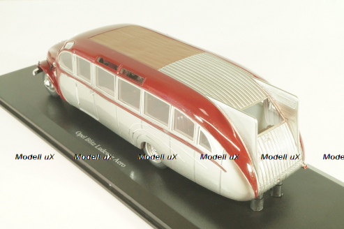 Opel Blitz Ludewig Aero, dark red/silver, L.E. 199pcs, 10013, Autocult 1:43