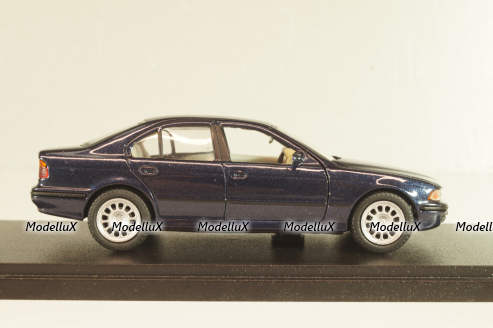 BMW 525i sedan (E39) 1995, dark blue, Schabak 1:43