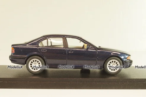 BMW 525i sedan (E39) 1995, dark blue, Schabak 1:43