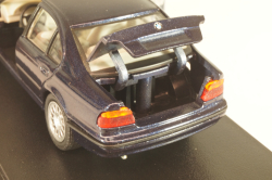BMW 525i sedan (E39) 1995, dark blue, Schabak 1:43