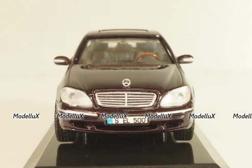 Mercedes-Benz S 500 (W220) 1998, maroon, B66005751, Maisto 1:43 