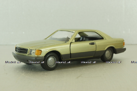 Mercedes 500 SEC (C126) 1981 golden, NZG 1:35