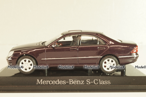 Mercedes-Benz S 500 (W220) 1998, maroon, B66005751, Maisto 1:43 