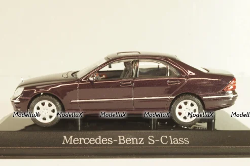 Mercedes-Benz S 500 (W220) 1998, maroon, B66005751, Maisto 1:43 