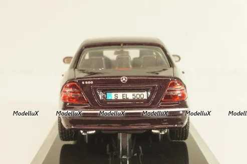 Mercedes-Benz S 500 (W220) 1998, maroon, B66005751, Maisto 1:43 
