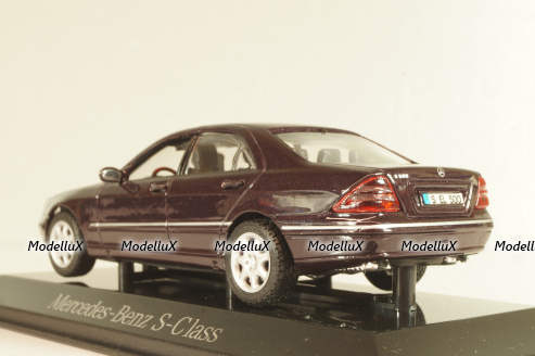 Mercedes-Benz S 500 (W220) 1998, maroon, B66005751, Maisto 1:43 