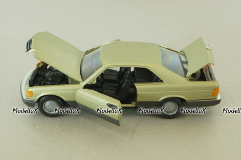 Mercedes 500 SEC (C126) 1981 golden, NZG 1:35