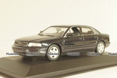 Audi A8 (D2) 1994, dark blue, Minichamps 1:43