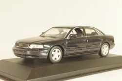 Audi A8 (D2) 1994, dark blue, Minichamps 1:43