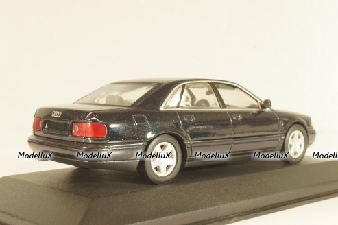 Audi A8 (D2) 1994, dark blue, Minichamps 1:43