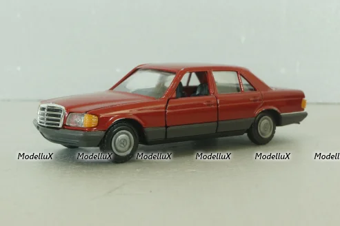Mercedes 500 SE (W126) 1979 шейховоз, red, NZG 1:35 