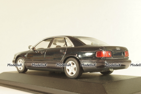 Audi A8 (D2) 1994, dark blue, Minichamps 1:43