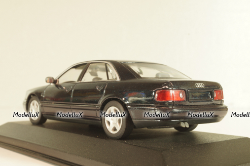 Audi A8 (D2) 1994, dark blue, Minichamps 1:43