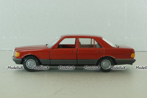 Mercedes 500 SE (W126) 1979 шейховоз, red, NZG 1:35 