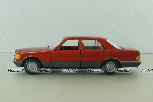 Mercedes 500 SE (W126) 1979 шейховоз, red, NZG 1:35 