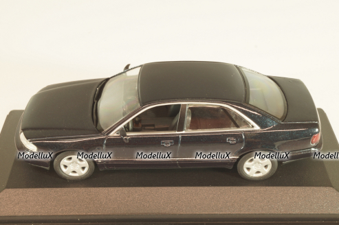 Audi A8 (D2) 1994, dark blue, Minichamps 1:43