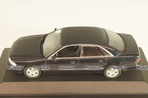 Audi A8 (D2) 1994, dark blue, Minichamps 1:43