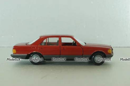 Mercedes 500 SE (W126) 1979 шейховоз, red, NZG 1:35 