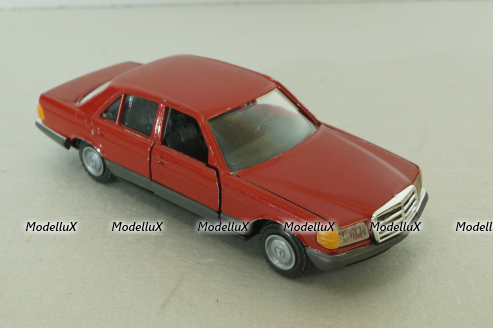 Mercedes 500 SE (W126) 1979 шейховоз, red, NZG 1:35 
