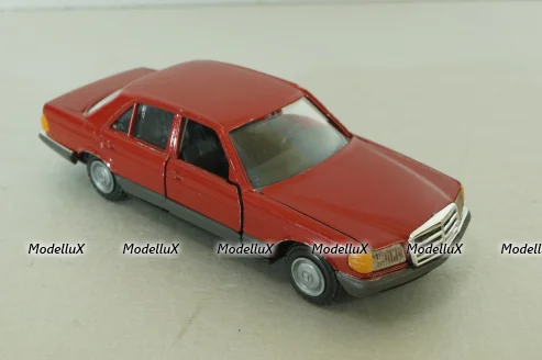 Mercedes 500 SE (W126) 1979 шейховоз, red, NZG 1:35 