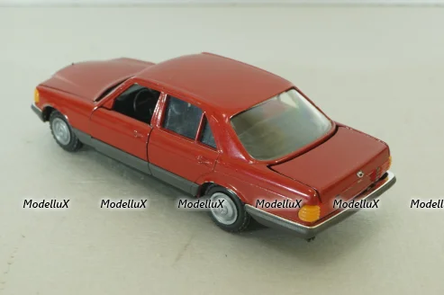 Mercedes 500 SE (W126) 1979 шейховоз, red, NZG 1:35 