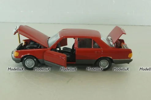 Mercedes 500 SE (W126) 1979 шейховоз, red, NZG 1:35 