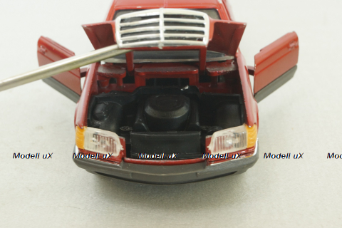 Mercedes 500 SE (W126) 1979 шейховоз, red, NZG 1:35 