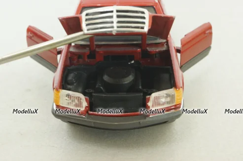 Mercedes 500 SE (W126) 1979 шейховоз, red, NZG 1:35 