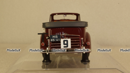 ЗИС-102А №9 Фаэтон вишневого цвета, 110203, DiP Models 1:43